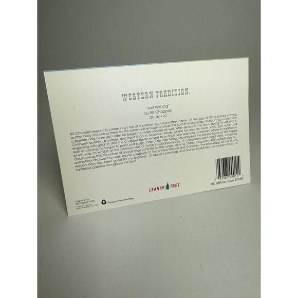 Bill‎ Chappel 1980 "Just wishing" WESTERN Tradition Toy horse - USED Card - Picture 2 of 2